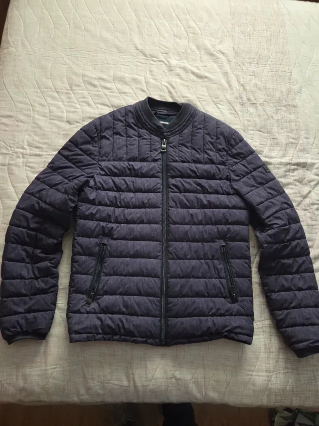 Abrigo acolchado Salsa azul/gris