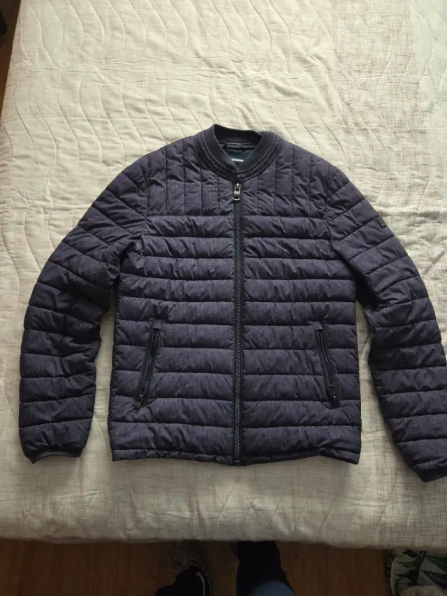 Abrigo acolchado Salsa azul/gris