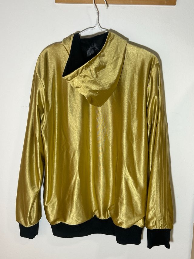 Chaqueta Adidas Chile 62 Dorada Reversible