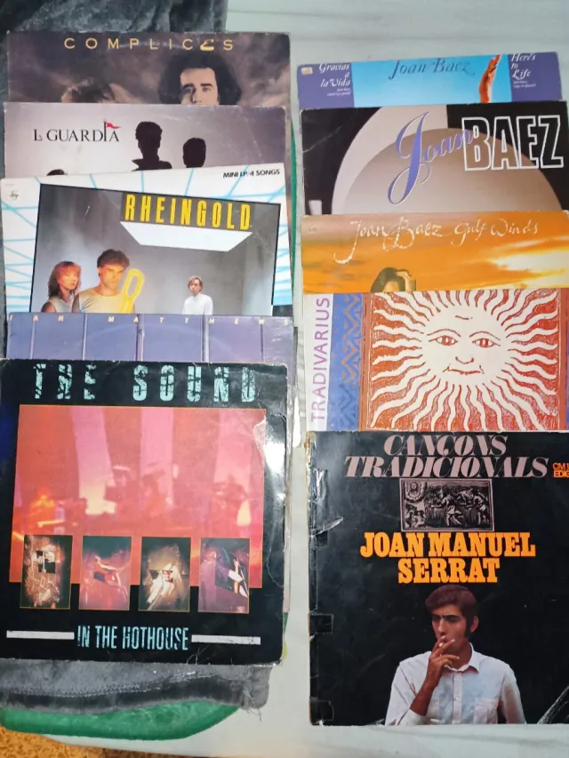 Lote 10 vinilos antiguos