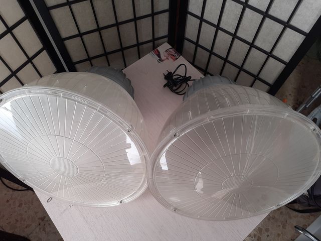 Lámparas Industriales Metálicas (2 unidades)