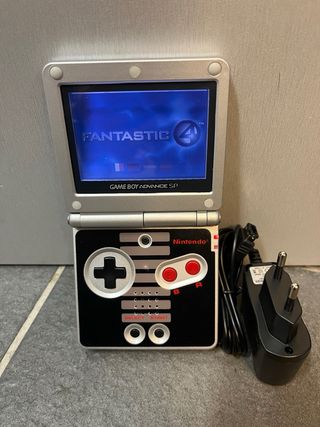 Game Boy Advance SP + Game Boy IPS