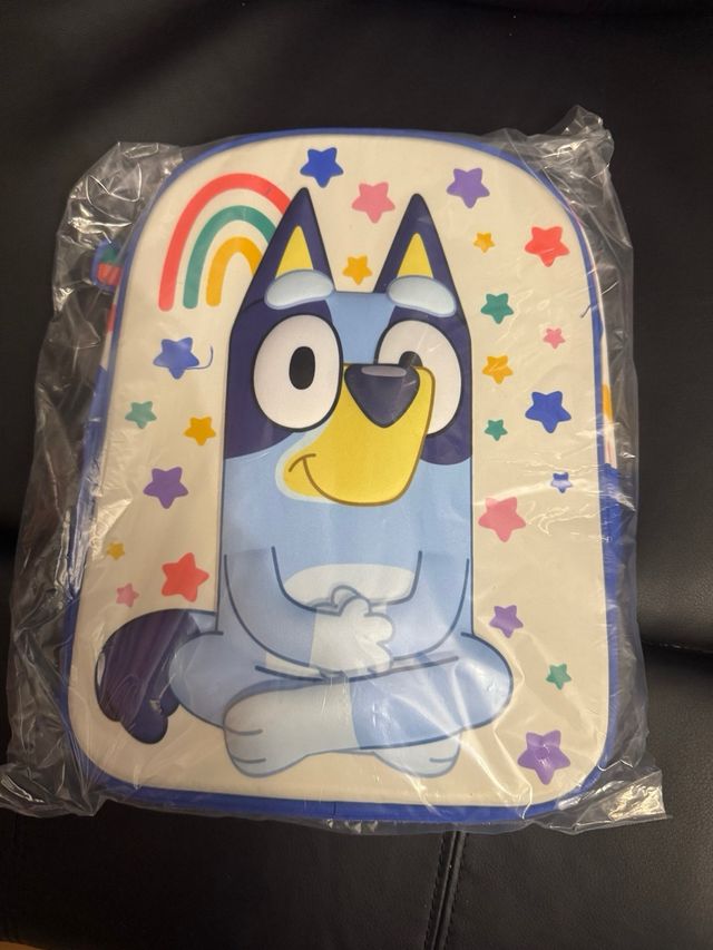 Mochila Bluey 3D Nueva Sin Abrir