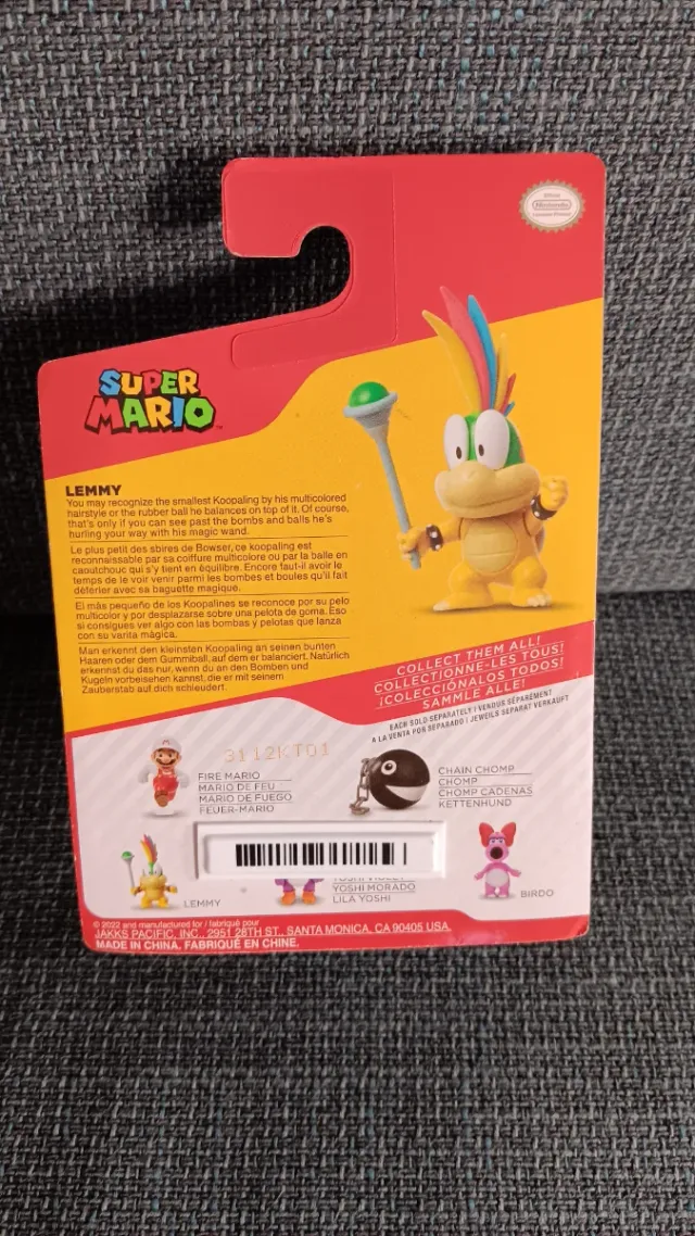 Figura Lemmy Koopa Super Mario Jakks