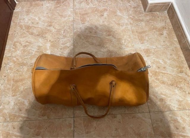 Bolso de viaje de piel
