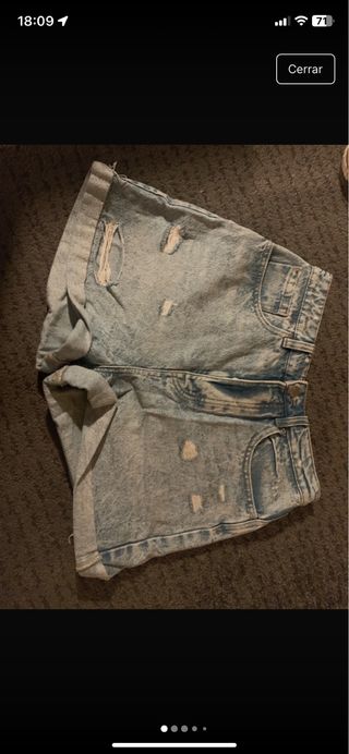 Pantalón corto vaquero Stradivarius