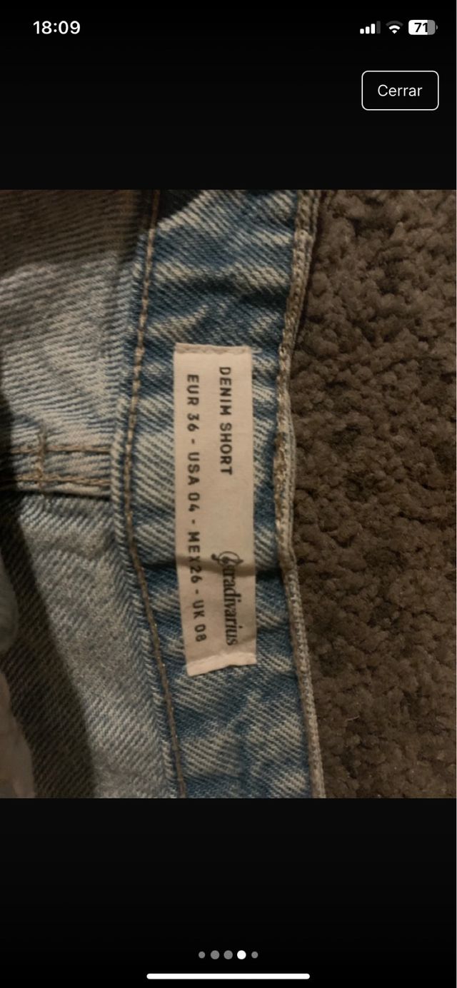 Pantalón corto vaquero Stradivarius