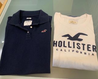 Lote 2 , Polos y Camiseta Hollister Talla M
