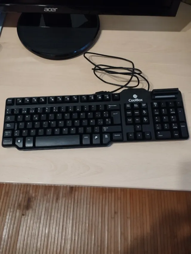 Teclado CoolBox Negro USB