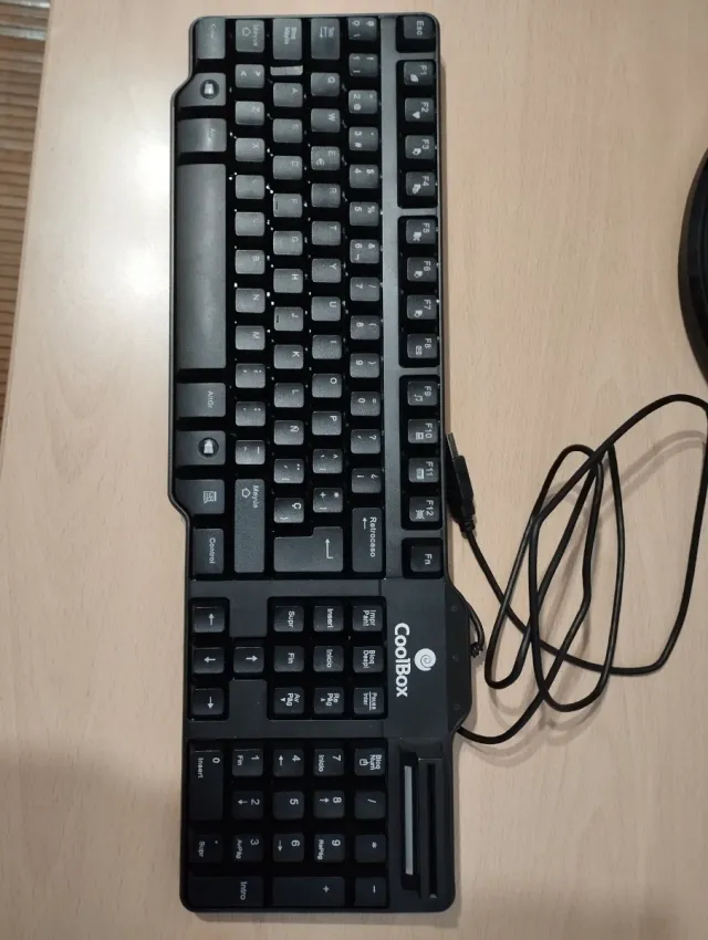 Teclado CoolBox Negro USB