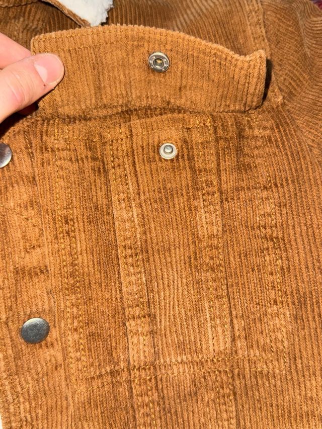 Chaqueta pana borreguillo Bershka