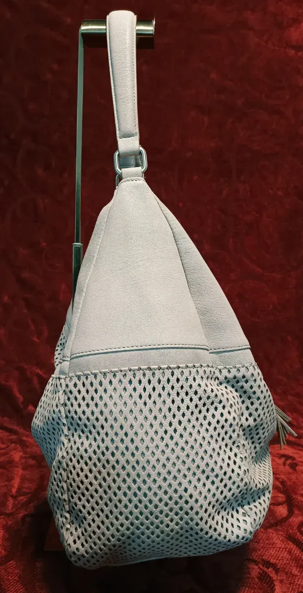 Borsa Saba Beige Pelle Forata