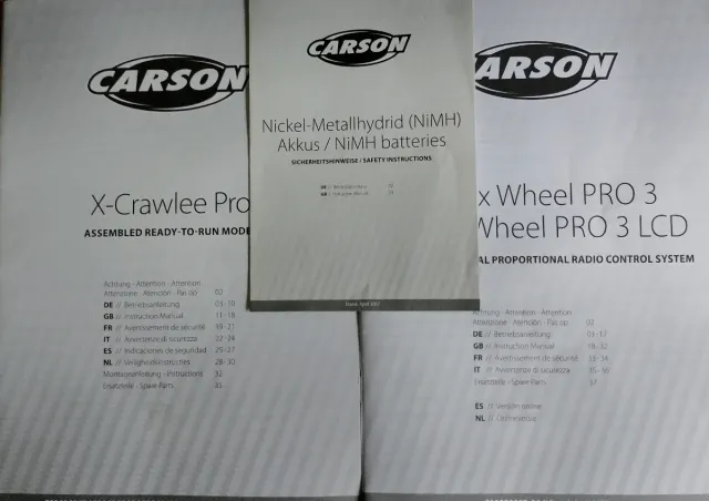 RC Crawler 4x4 Extremo Carson Electrónico 1/10