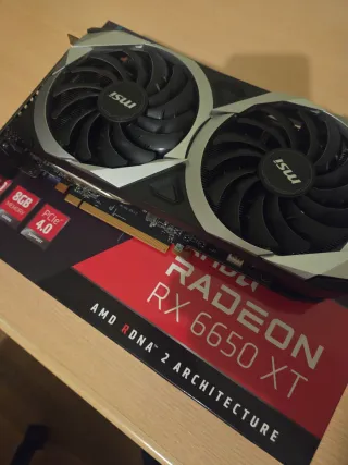 MSI RX 6650 XT 8GB GDDR6 Tarjeta Gráfica