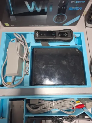 Nintendo Wii Nera + Giochi e Accessori