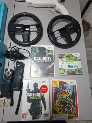 Nintendo Wii Nera + Giochi e Accessori