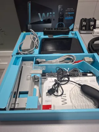 Nintendo Wii Nera + Giochi e Accessori