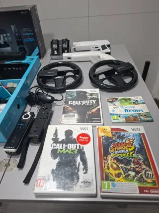 Nintendo Wii Nera + Giochi e Accessori