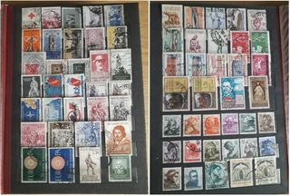 Lotto di 500 Francobolli usati Italia Repubblica.