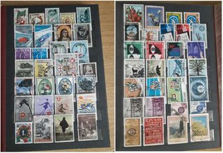 Lotto di 500 Francobolli usati Italia Repubblica.