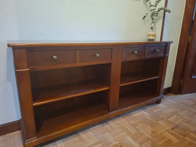 Mueble recibidor madera maciza