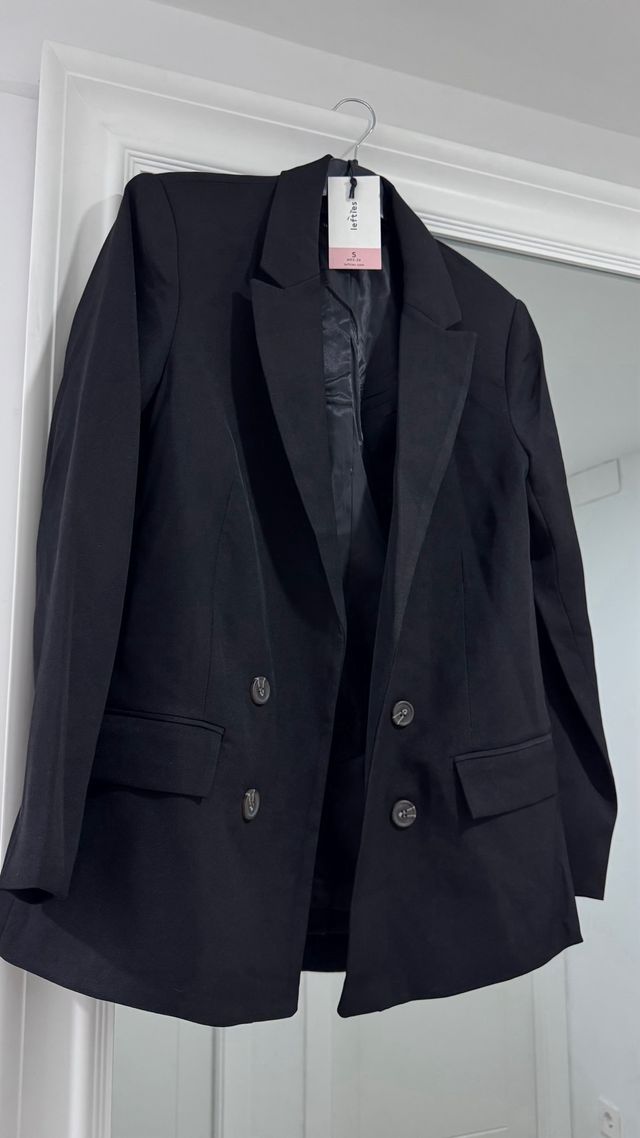 Blazer Vestir Básica Negro
