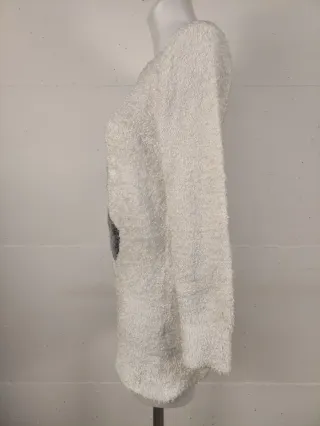 Miniabito donna pelosetto con paillettes