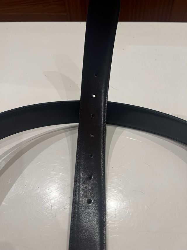 Cinturón Ferragamo Negro Hebilla Doble G 115cm