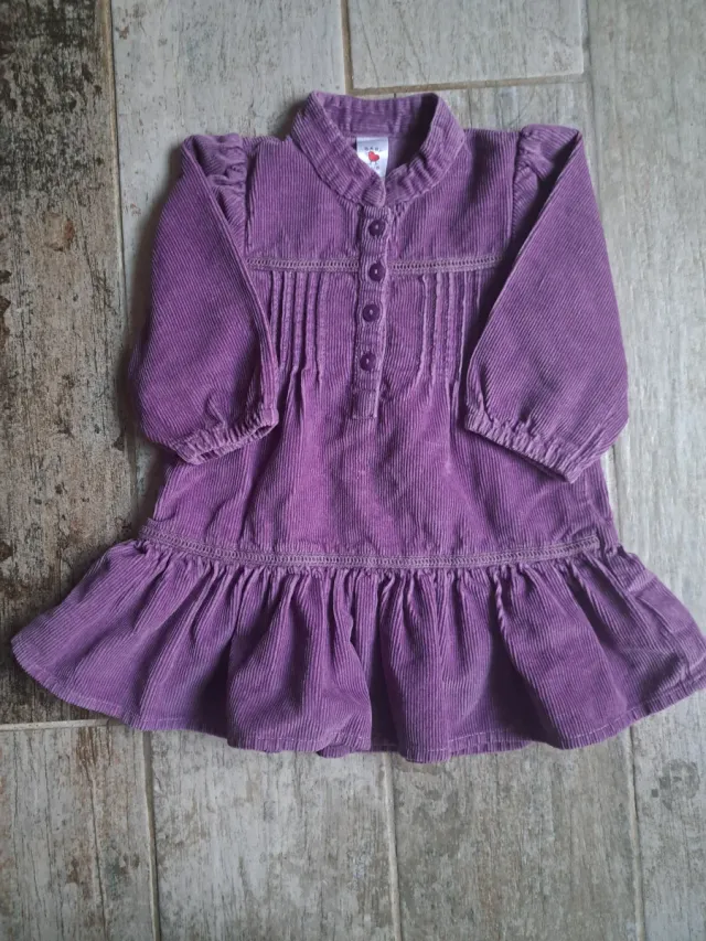 Vestido pana bebé 4-9 meses C&A