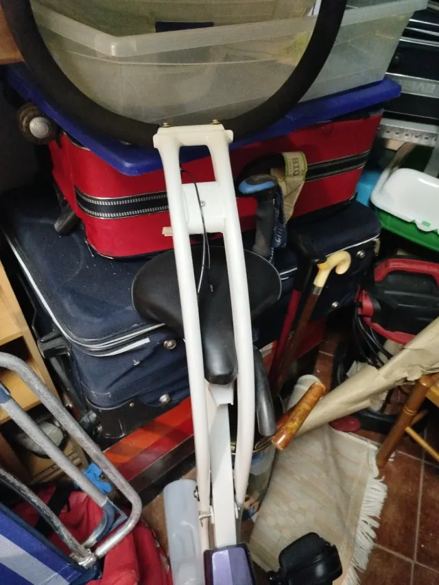 Bicicleta Estática Morada