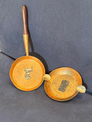 Set posacenere in rame Perù