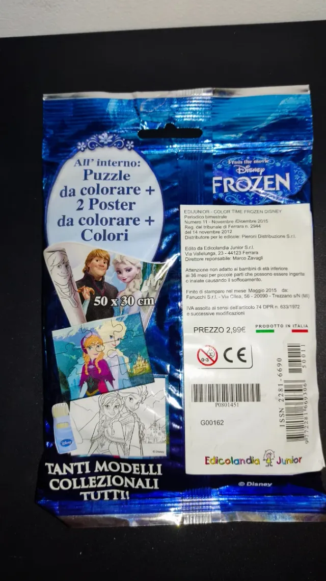 Disney Frozen busta sorprese 1bustina