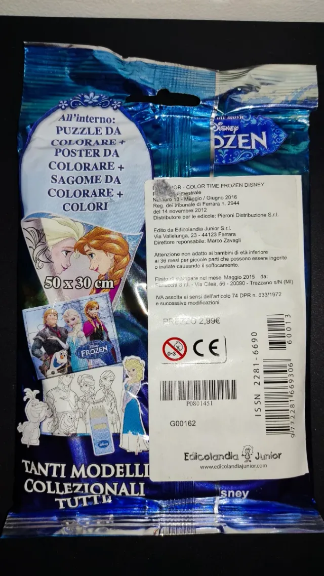 Disney Frozen busta sorprese 1bustina