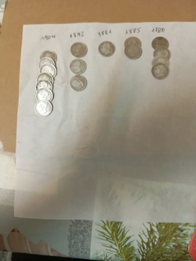 Monedas de Plata Antiguas