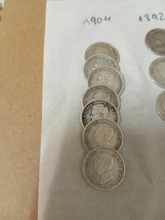 Monedas de Plata Antiguas