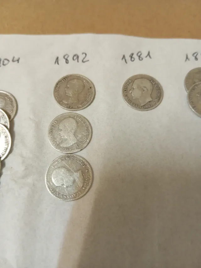 Monedas de Plata Antiguas