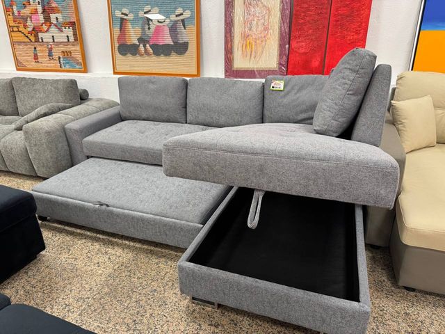 Sofá con Cama y Arcón. Nuevo de Fábrica