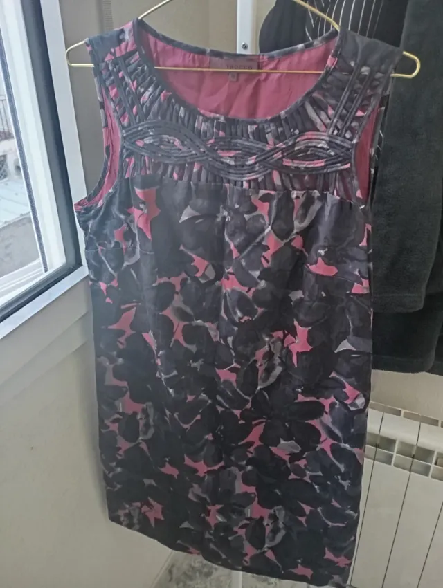 Vestido Trucco Negro y Rosa