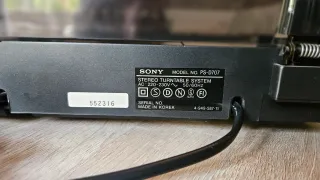 Giradischi Sony PS - D707