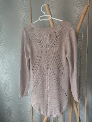 Jersey elegante beige talla S