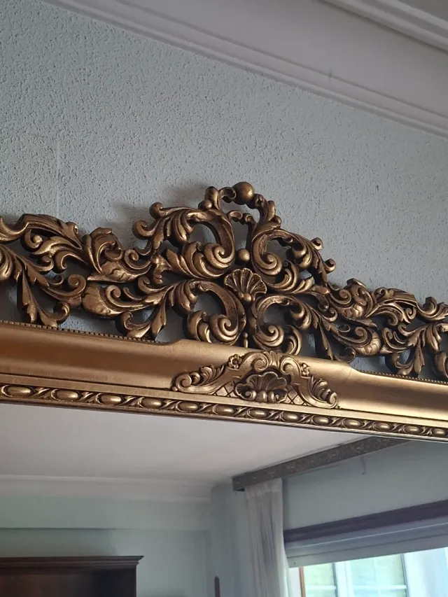 Espejo Vintage Dorado Grande