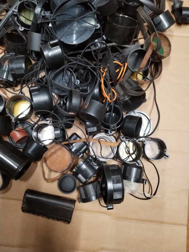 Lotto tappi proteggi lenti cannocchiale