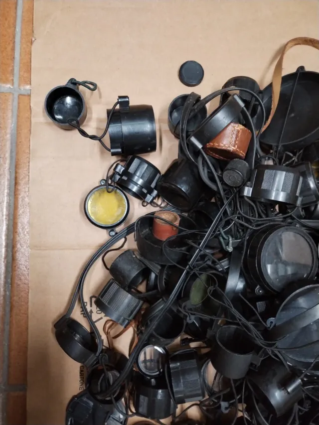 Lotto tappi proteggi lenti cannocchiale