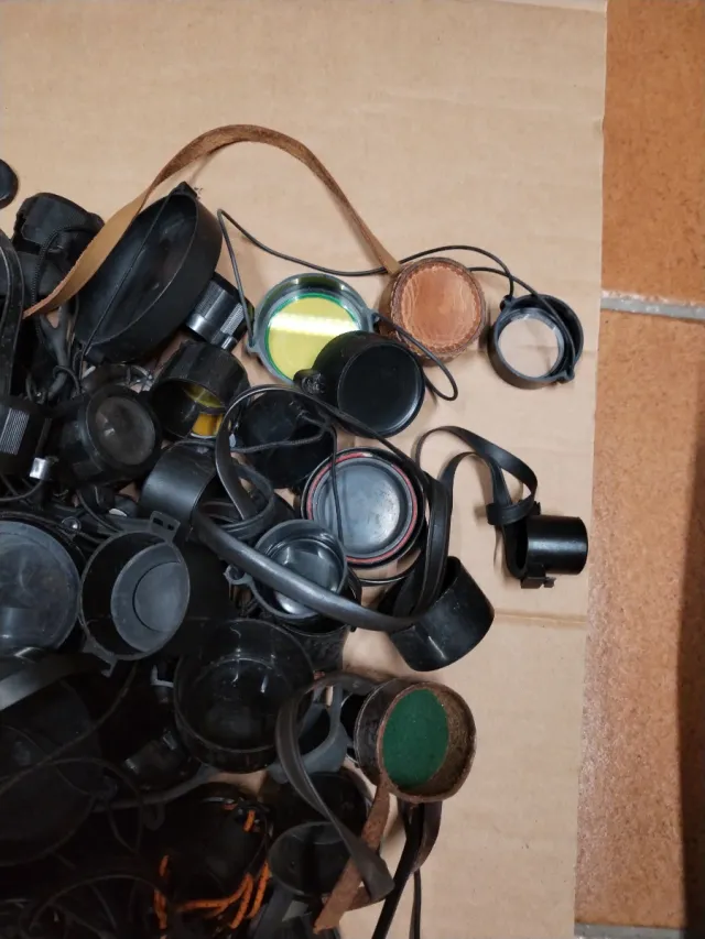 Lotto tappi proteggi lenti cannocchiale