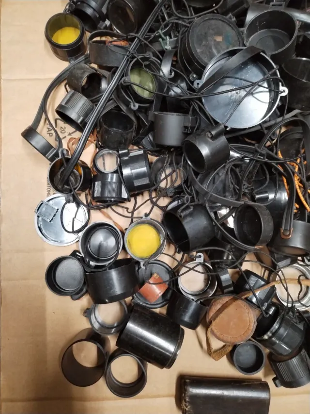 Lotto tappi proteggi lenti cannocchiale