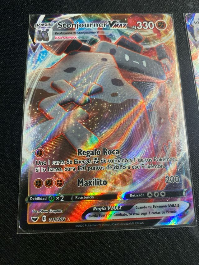 Cartas Pokémon V y VMAX ORIGINALES