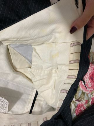 Completo uomo grigio gessato