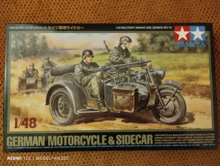Tamiya 1/48 BMW R75 Sidecar