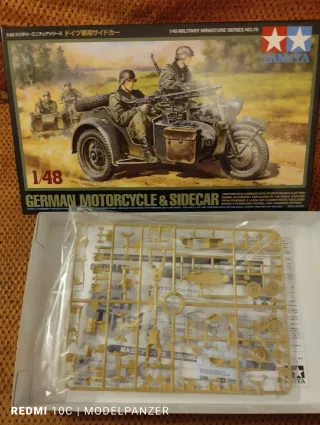 Tamiya 1/48 BMW R75 Sidecar