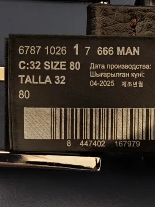 Cinturón  para hombre